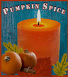 Pumpkin Spice Scented Pillar Candle