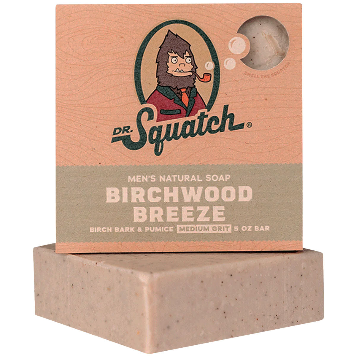 Dr. Squatch Frosty Peppermint Soap single 5oz Bar No Grit LIMITED